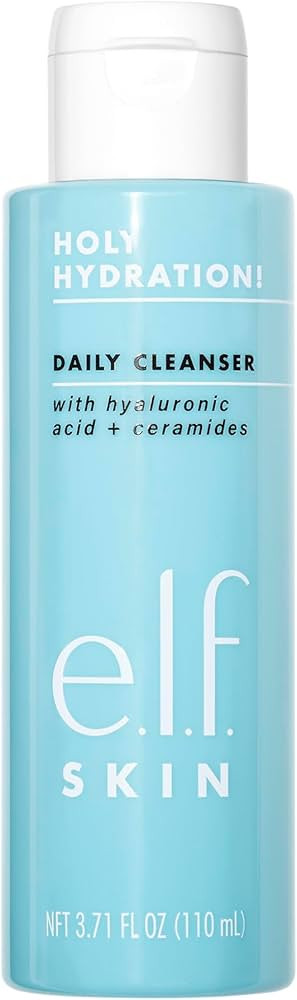e.l.f. SKIN Holy Hydration! Daily Cleanser, Face Cleanser For Washing Away Excess Oil, Impurities... | Amazon (US)