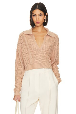 x Lindsi Lane Miles Cable Pullover
                    
                    L'Academie | Revolve Clothing (Global)