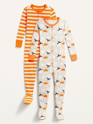 Unisex 2-Pack Footie Pajama One-Piece for Toddler & Baby | Old Navy (US)
