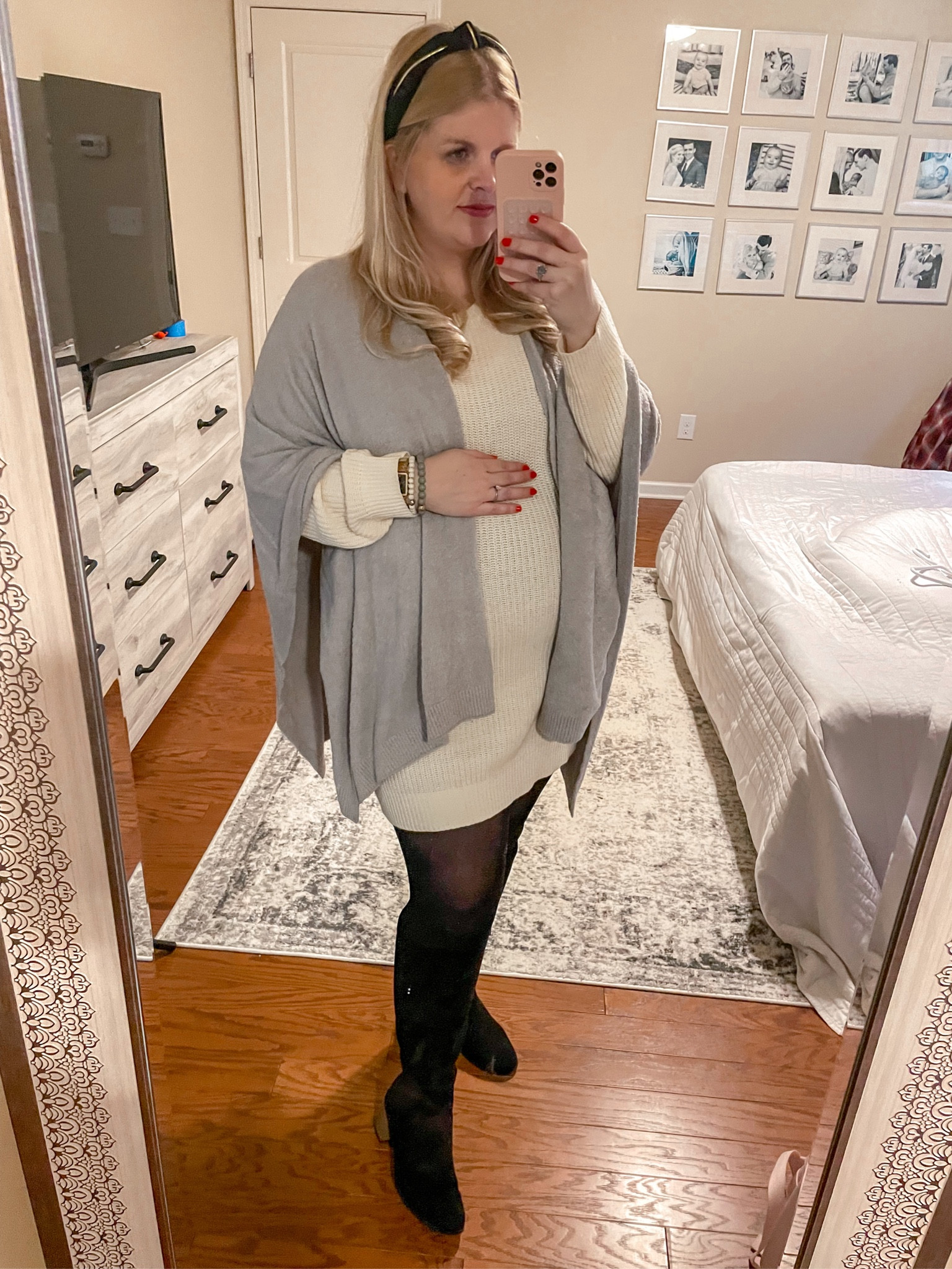 Dress the bump for work at 27 weeks pregnant. 

#LTKfindsunder50 #LTKbump