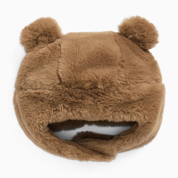 Brown Bear Faux Fur Hat | Baby Mori (US)