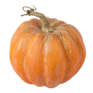 6.75" Orange & Green Decorative Pumpkin by Ashland® | Michaels | Michaels Stores