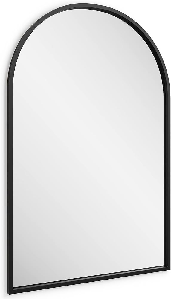 Barnyard Designs 24x36 Arched Mirror, Metal Framed Mirror for Wall, Wall-Mounted Bathroom Vanity ... | Amazon (US)