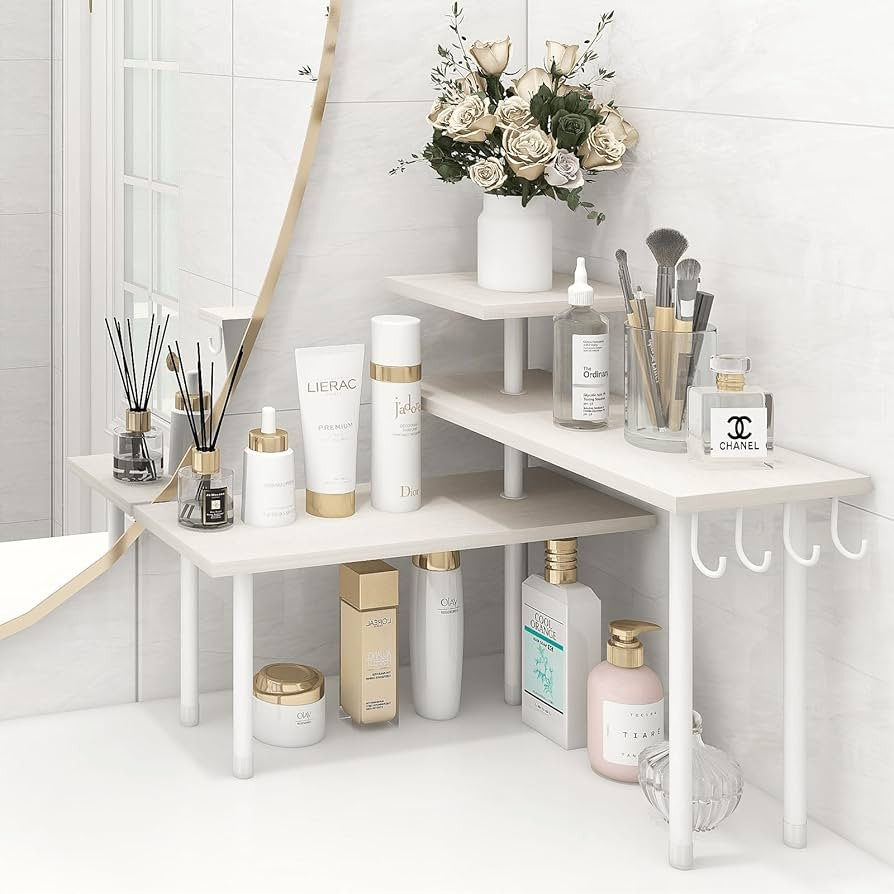 Homode Kitchen Countertop Organizer, Corner Counter Shelf Bathroom Counter Organizers and Storage... | Amazon (US)