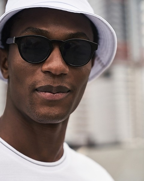 Geo Round Sunglasses | Express