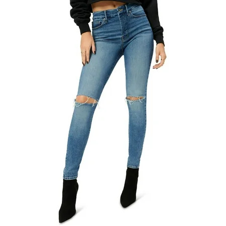 Good American Womens Good Legs Distressed Stretch Ankle Jeans | Walmart (US)