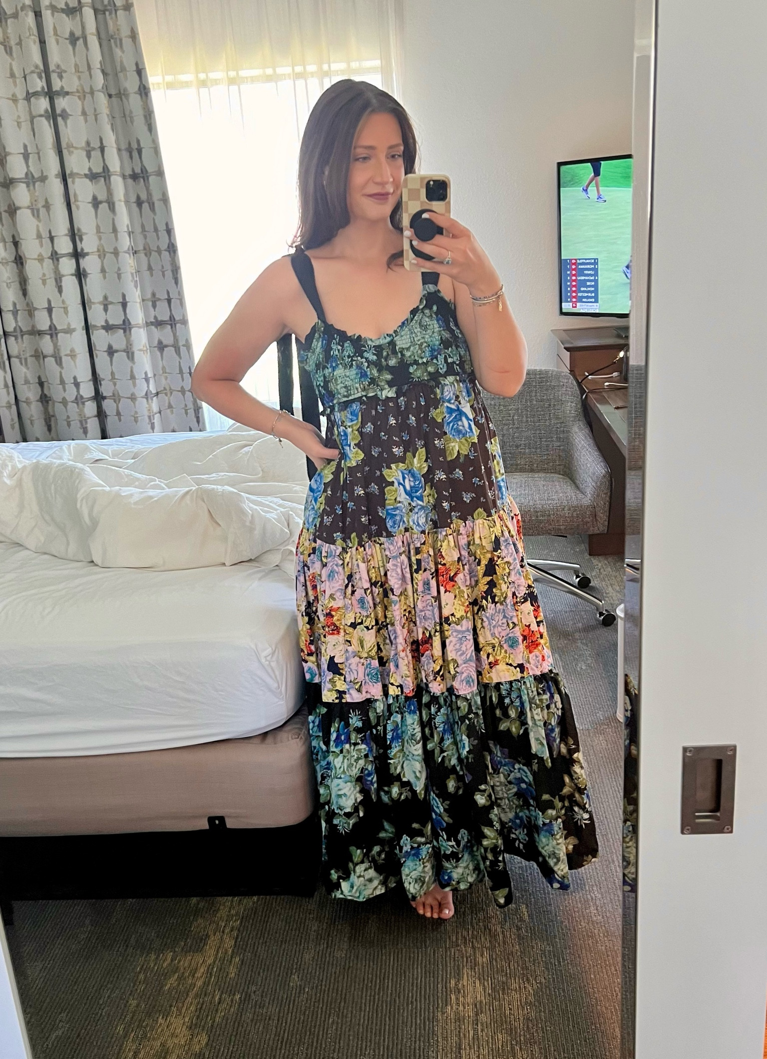 Wedding guest dress! This was a dress I purchased from Nuuly and I couldn’t find this color anywhere but linked the same dress different color! The ribbon ties at the shoulders are so cute and unique

#LTKStyleTip #LTKBeauty #LTKSeasonal