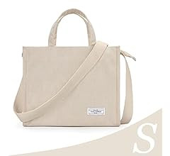 KALIDI Tote Bag for Women Corduroy Crossbody Bag Casual Zipper Tote Fashion Shoulder Handbag Hobo... | Amazon (US)