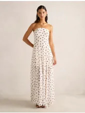 Kimora Strapless Midi Dress | Forever New (UK & IE)