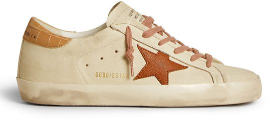 Super-Star classic sneakers with list  - GOLDEN GOOSE | 24S US