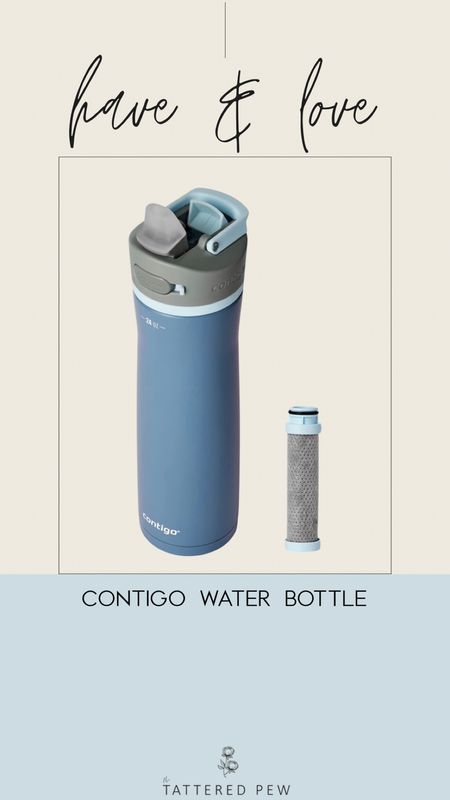 This Contigo Wells water bottle is made of stainless steel and has a powerful filter inside of it! It reduces 99% of chlorine in water, and it lasts for 3-6 months! It’s definitely a favorite of mine! 

#LTKfind #competition

#LTKunder50 #LTKhome #LTKFind