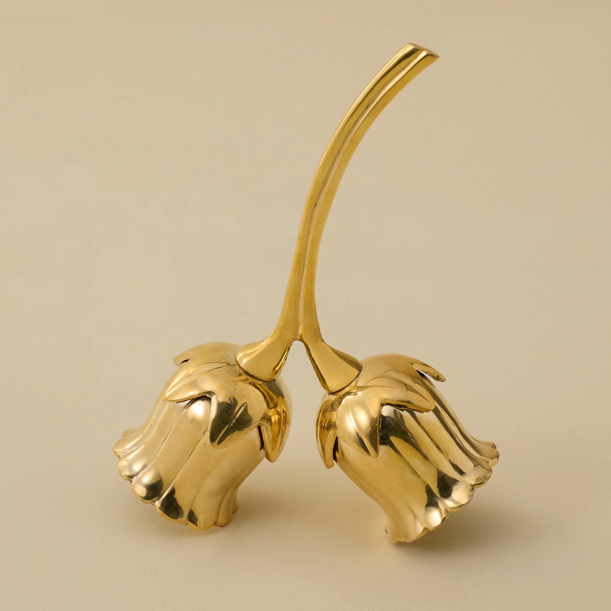 Double Tulip Brass Bell | Magnolia