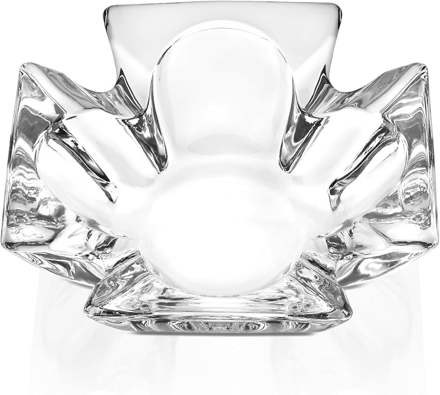 Ashtray, Large Glass Ashtray for cigarette cigar, Clear Crystal Ash trays Outdoor Glass Spuare As... | Amazon (US)