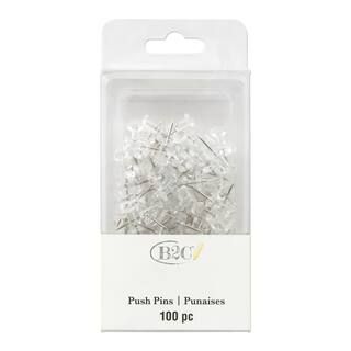 Clear Pushpins by ArtMinds® 100ct. | Michaels Stores