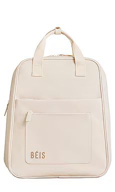 BEIS The Expandable Backpack in Beige from Revolve.com | Revolve Clothing (Global)