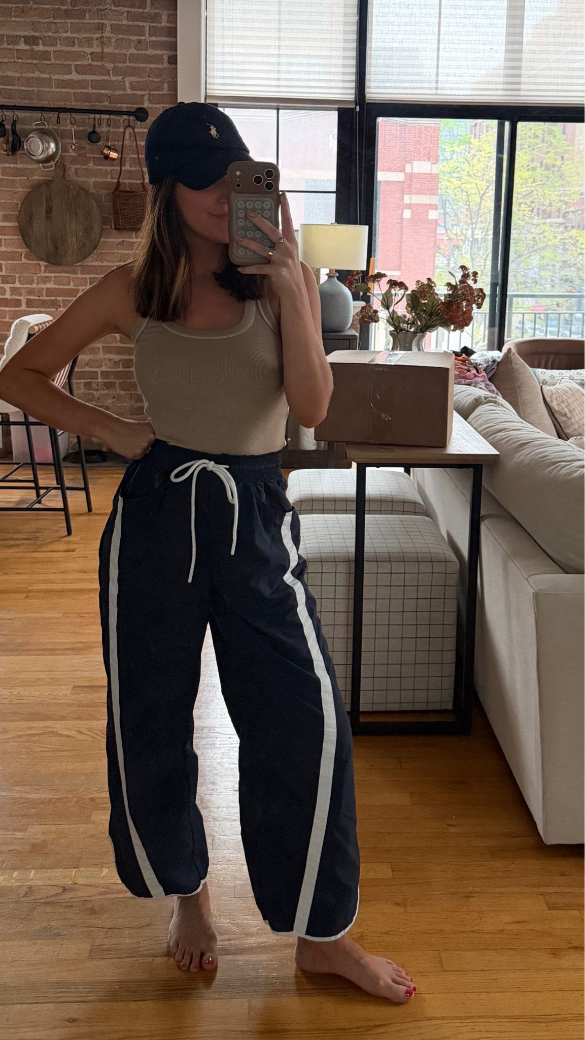 Easy mom outfit. Been loving these track pants from Amazon! Postpartum friendly

#LTKmomlife