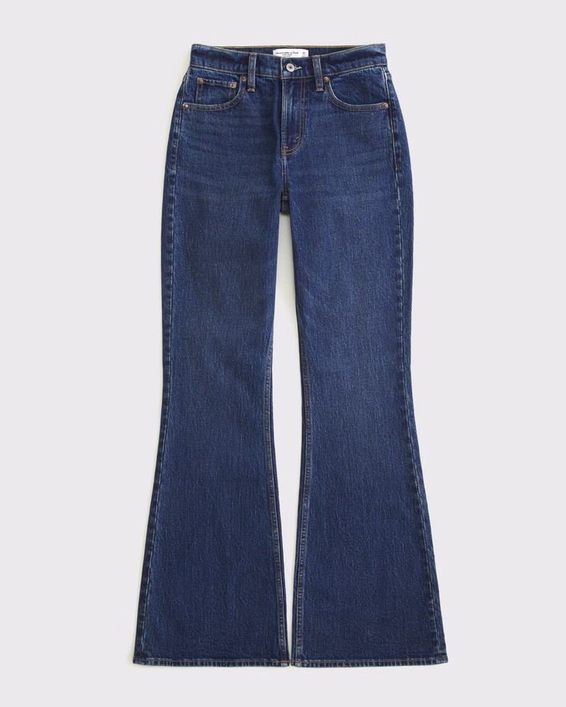 Curve Love High Rise Flare Jean | Abercrombie & Fitch (US)