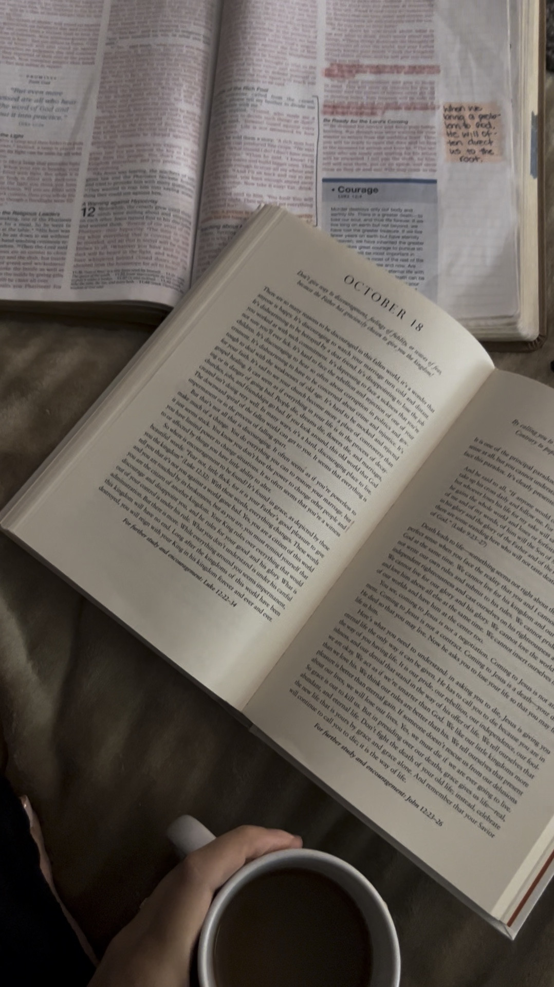 Morning motivation // devotional, Bible study, scripture, high liters, pens, Amazon finds, affordable, Christian, personalized coffee mug, Etsy

#LTKVideo #LTKFindsUnder50 #LTKGiftGuide