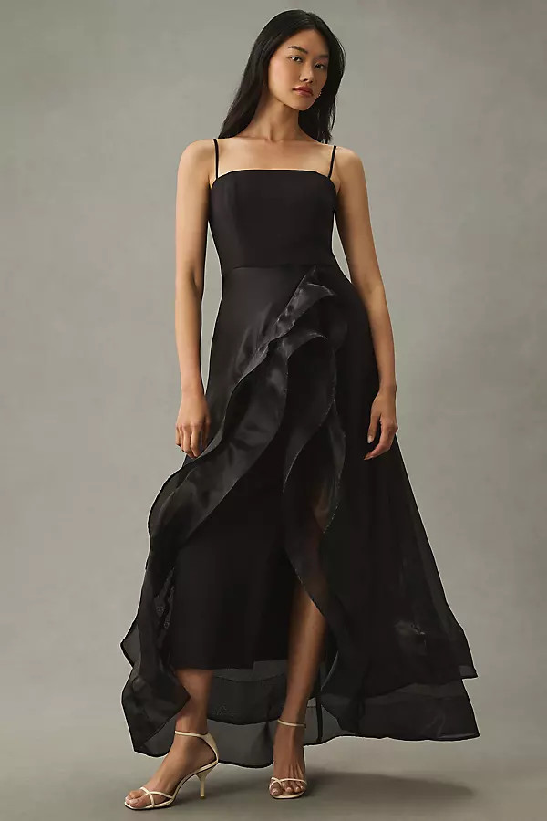 Hutch Cascading Ruffle Dress | Anthropologie (US)