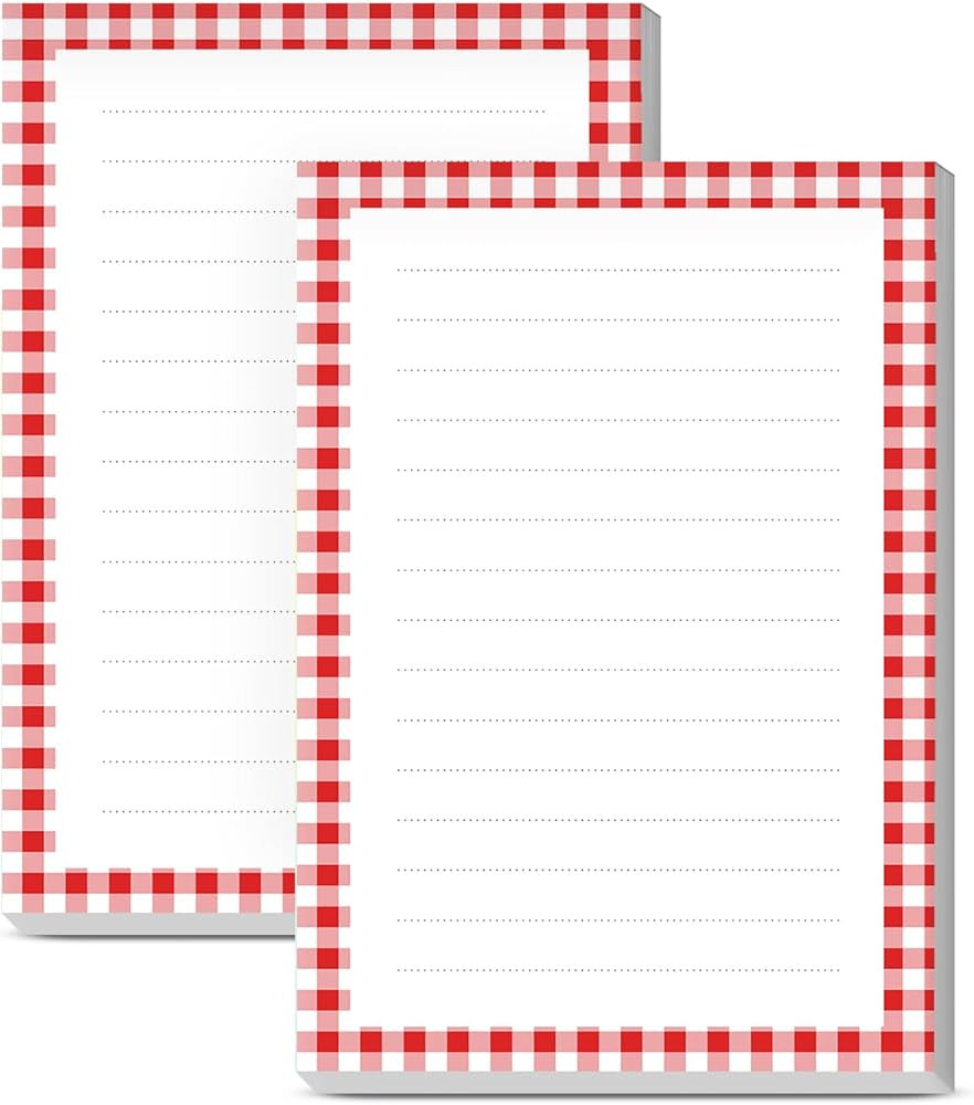 2 pcs 4x6 Inches Sticky Notes, Cute Large Sticky Note Pads, Adhesive Memo Reminder Decor for Scho... | Amazon (US)