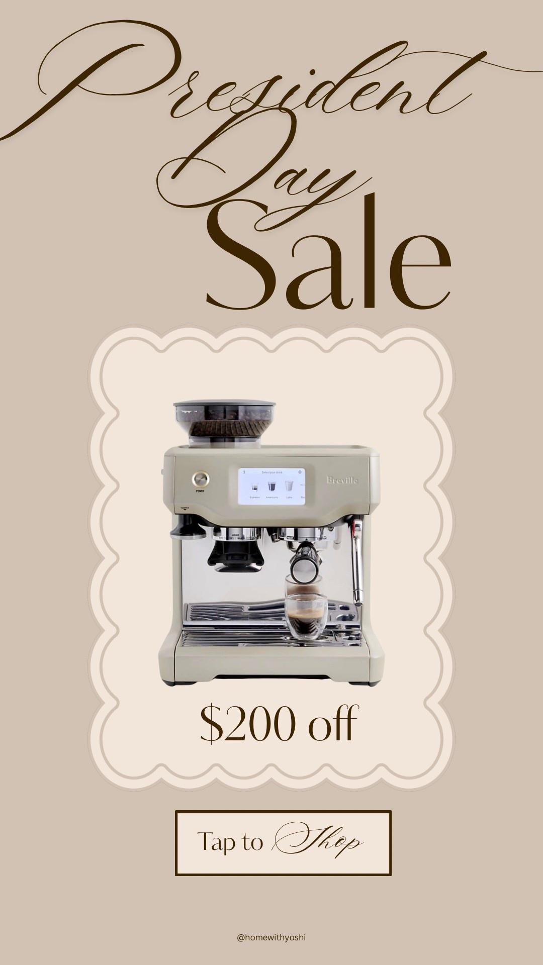 President Day Sale - Breville $200 off @Crate & Barrel 

#LTKHome #LTKSaleAlert #LTKdayinmylife