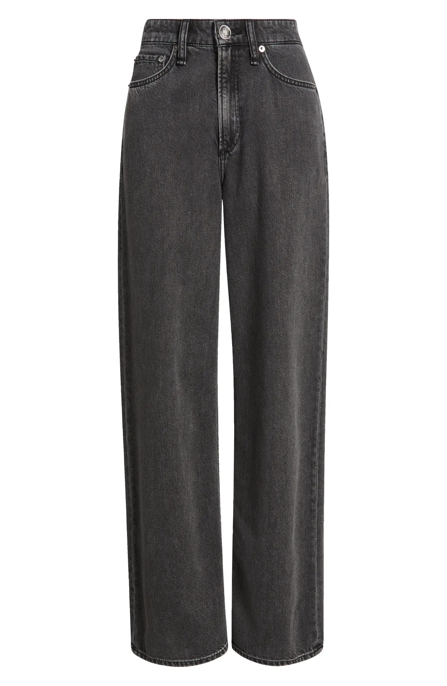 rag & bone Featherweight Logan High Waist Wide Leg Jeans | Nordstrom | Nordstrom