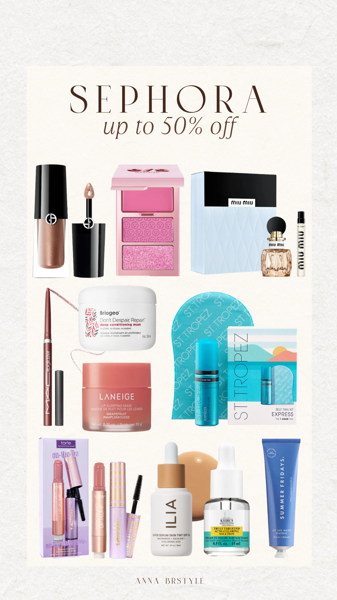 Sephora up to 50% off.

#LTKSaleAlert #LTKBeauty