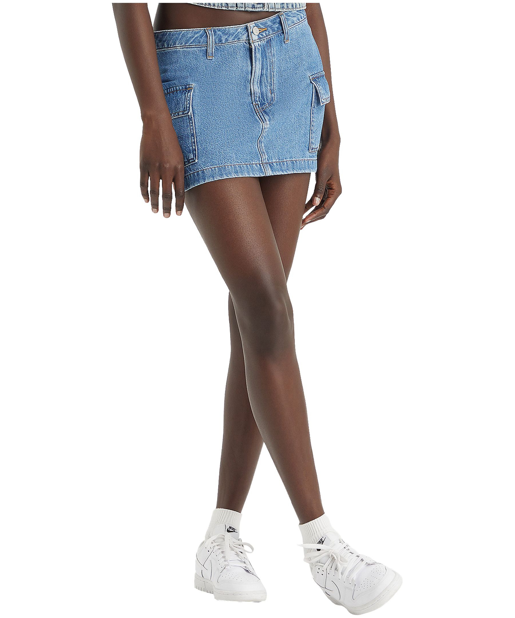 Levi's Women's Mid Rise Cargo Mini Skirt #A7520-0000 | Mark's - Lequipeur