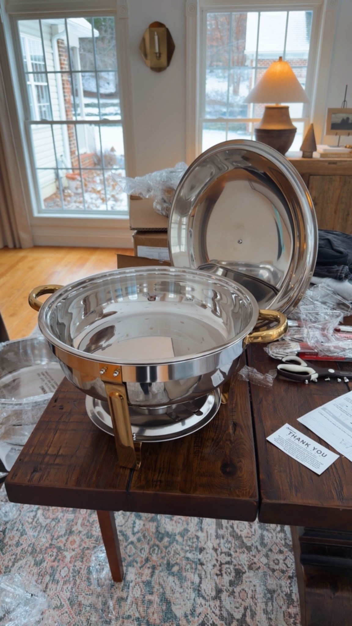 Chafing buffet dishes! These were so easy to put together and they look great! Very sturdy

#LTKHoliday #LTKfoodie #LTKHome