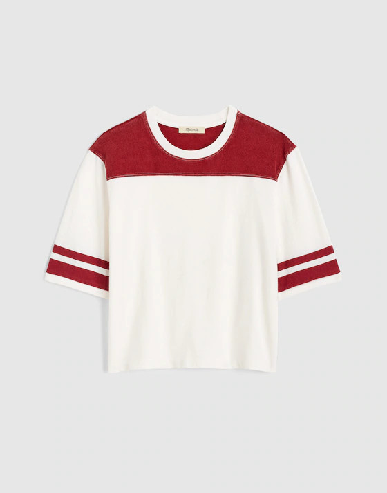 The Relaxed Varsity Tee in Vintage Jersey | Madewell