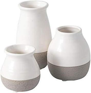 Sullivans Small Ceramic Vase Set, Rustic Home Decor, Great for Centerpieces, Kitchen, Office or L... | Amazon (US)