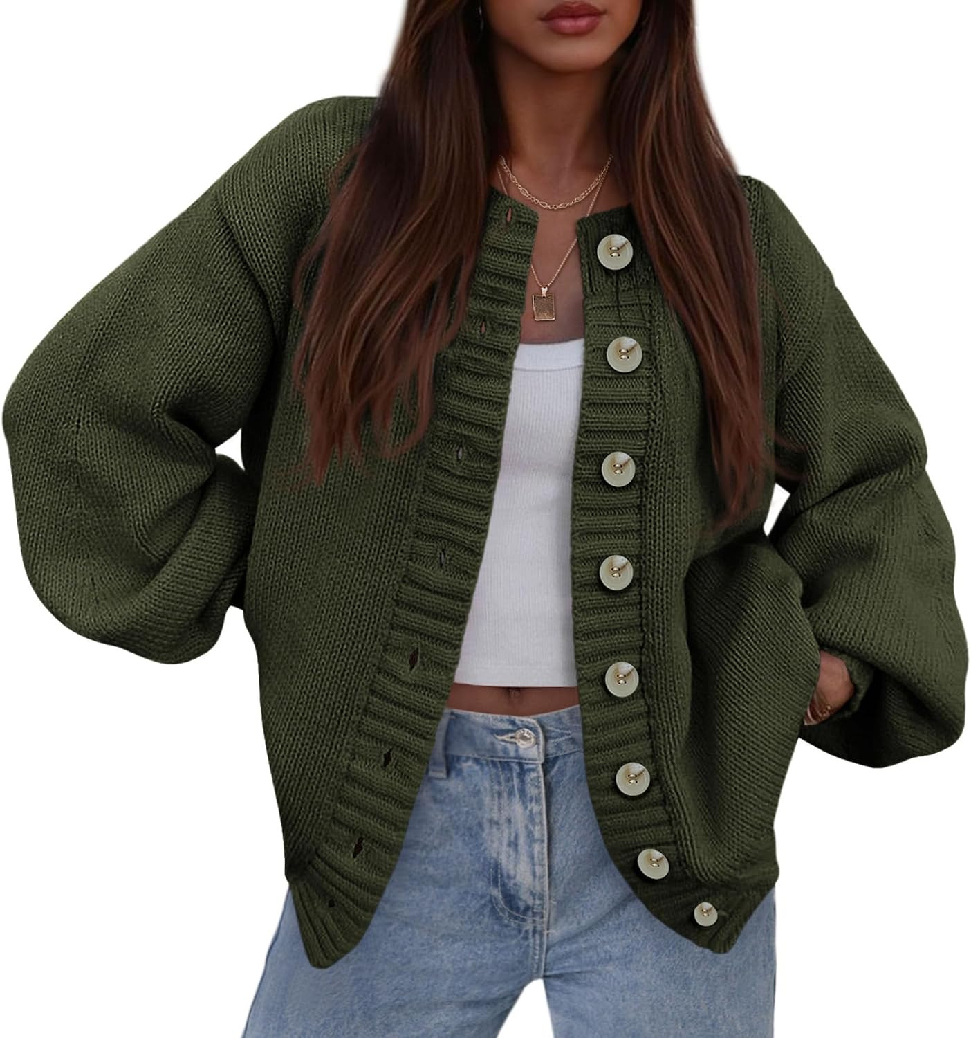 PRETTYGARDEN Women's Winter Chunky Cardigan Sweaters | Amazon (US)
