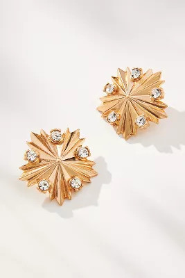 The Restored Vintage Collection: Crystal Starburst Earrings | Anthropologie (US)