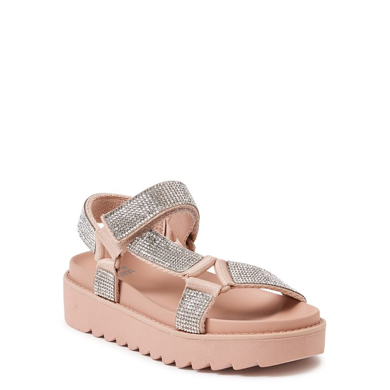 Madden NYC Girls Fashion Flatform Sandals, Sizes 12-6 | Walmart (US)