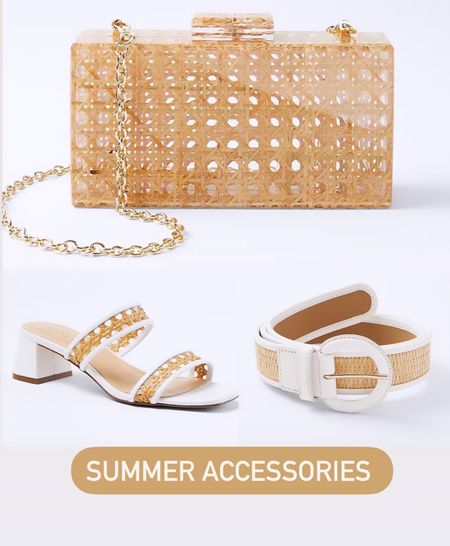 sandals and accessories for summer outfits

#LTKSeasonal #LTKItBag #LTKShoeCrush