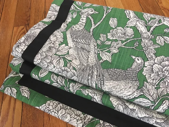 Custom Roman Shades With Ribbon Trim Banding Made to Order - Etsy | Etsy (US)