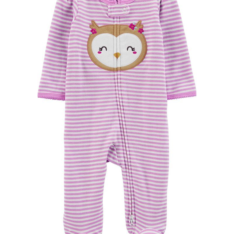 Baby Owl 2-Way Zip Cotton Sleep & Play | Carter's