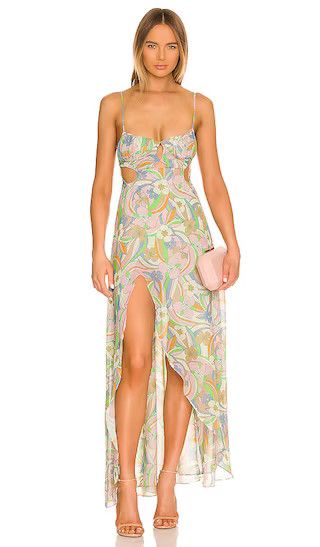 Guinevere Maxi Dress | Green Floral Dress | Light Green Dress | Spring Trends 2023 Spring Break 2023 | Revolve Clothing (Global)