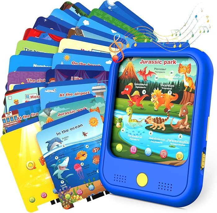 Qiaojoy Kids Learning Tablet Educational Learning Pad for Toddlers 2-5 to Learn Alphabets, Number... | Amazon (US)