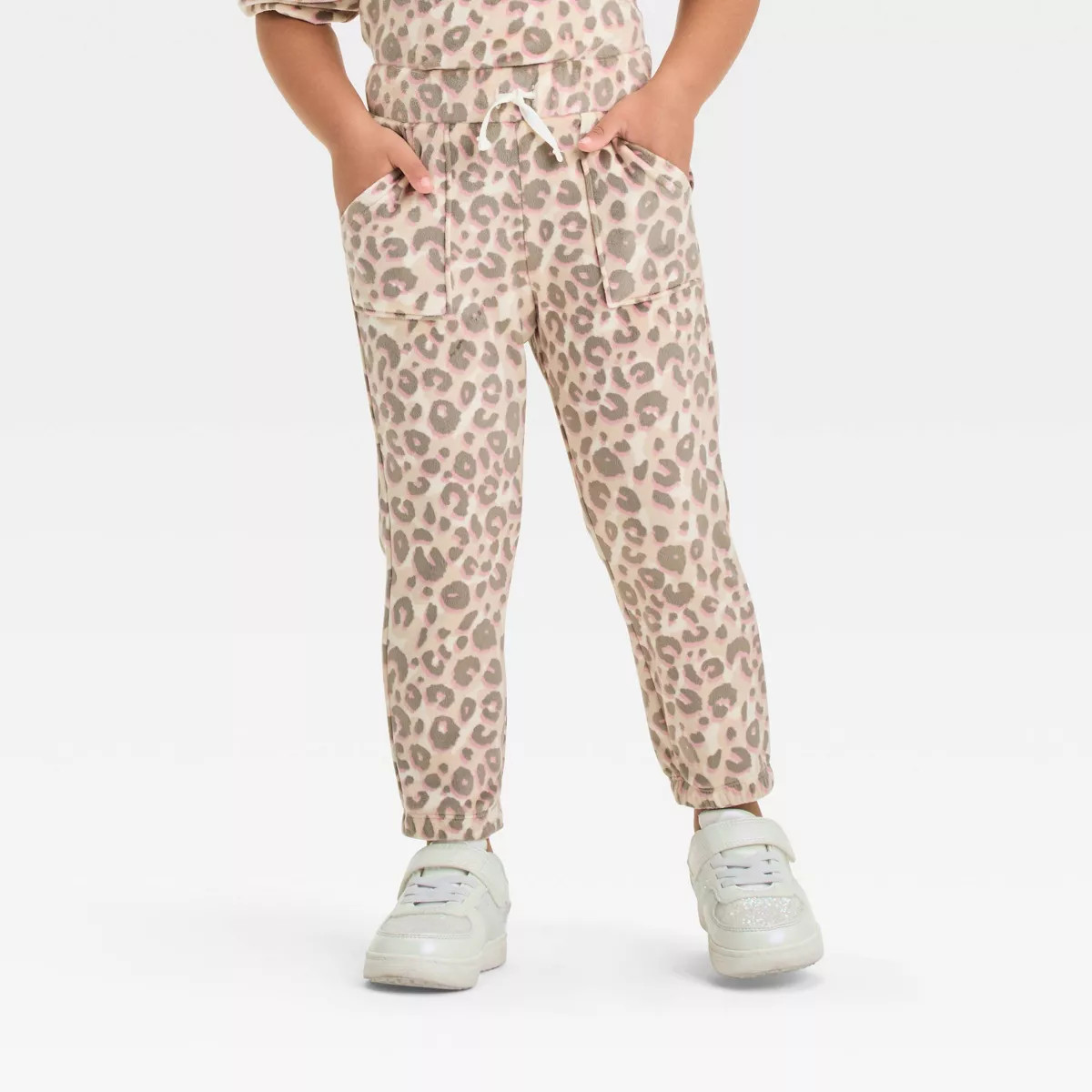 Toddler Girls' Printed Velour Pants - Cat & Jack™ | Target