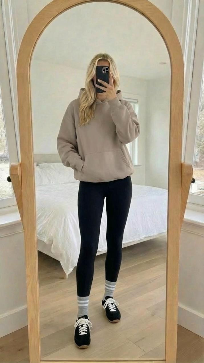The viral combo everyone keeps reaching for 👀
This hoodie + leggings outfit is that *effortless, throw-it-on-and-go* look that somehow still looks styled. The hoodie is perfectly oversized and ultra-soft, giving that cozy, relaxed fit everyone loves, while the leggings are buttery smooth, smoothing, and stay in place all day (no pulling them up every five minutes 🙌).

This is the kind of outfit that works for **school drop-off, errands, travel days, coffee runs, long walks, and lounging**—aka real life


#LTKdayinmylife #LTKmomlife #LTKootd