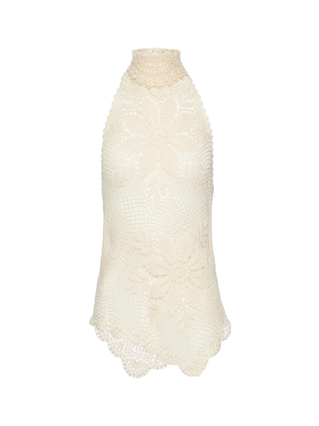 lace crochet top | Senser US