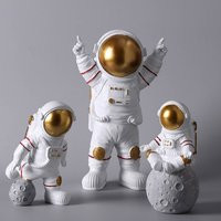 Astronaut Space Man Toy Figure Resin Statue Set Of 3 - Travel Action For Collection | Etsy (US)
