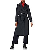 The Drop Women's Noa Trench Coat, Black, L | Amazon (US)