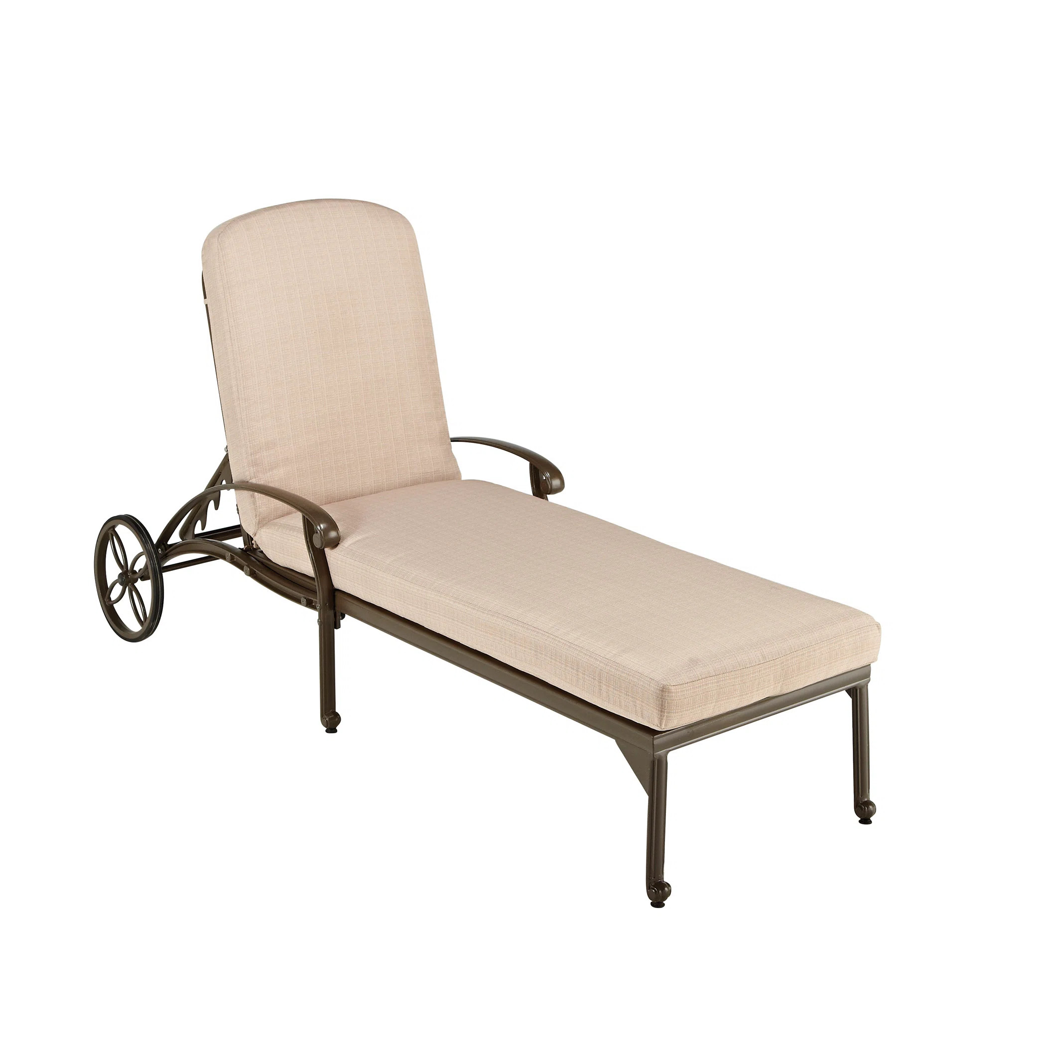 Arrey Outdoor Metal Chaise Lounge | Wayfair North America