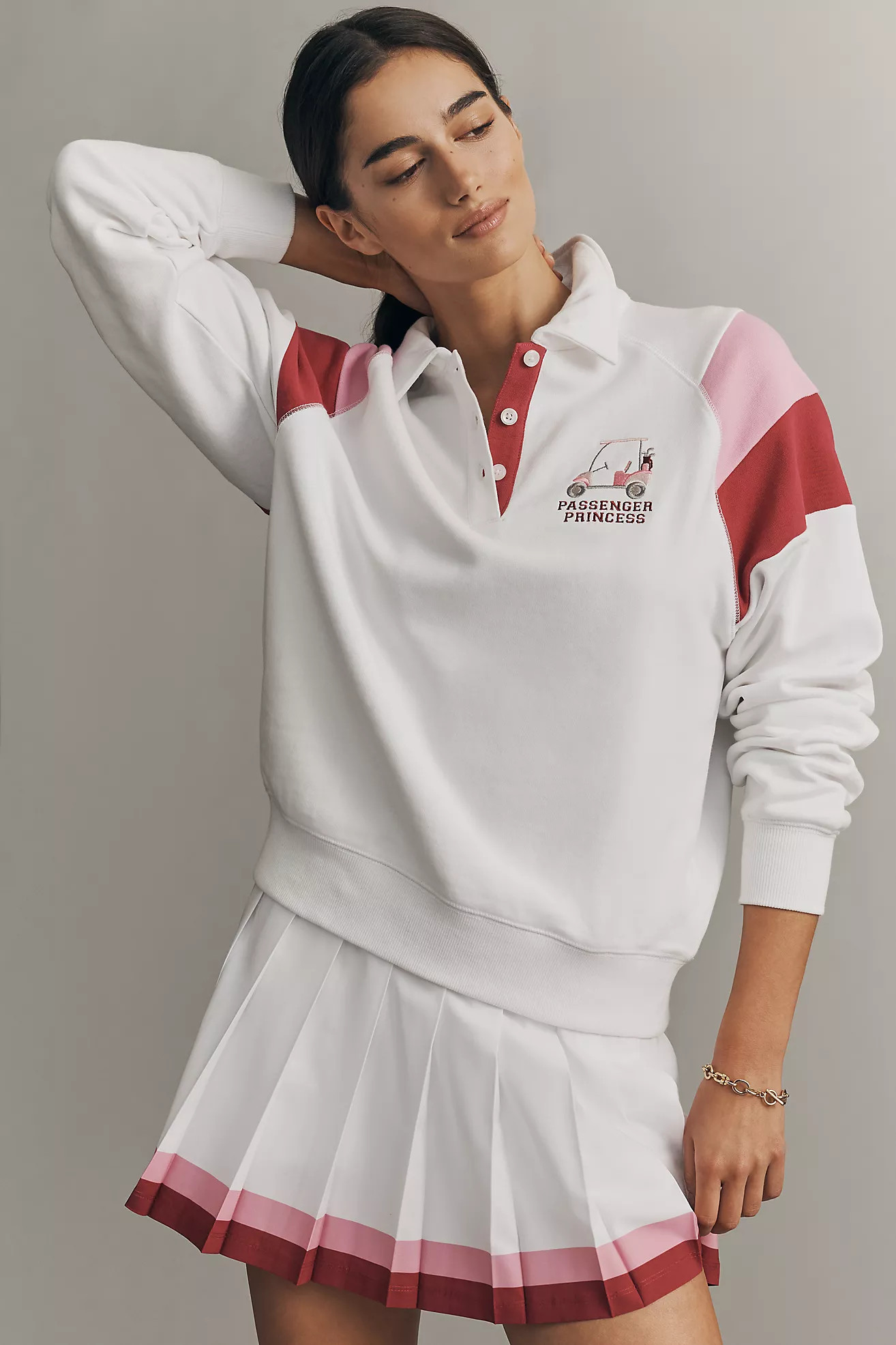 Beach Riot Bennet Collared Terry Pullover | Anthropologie (US)