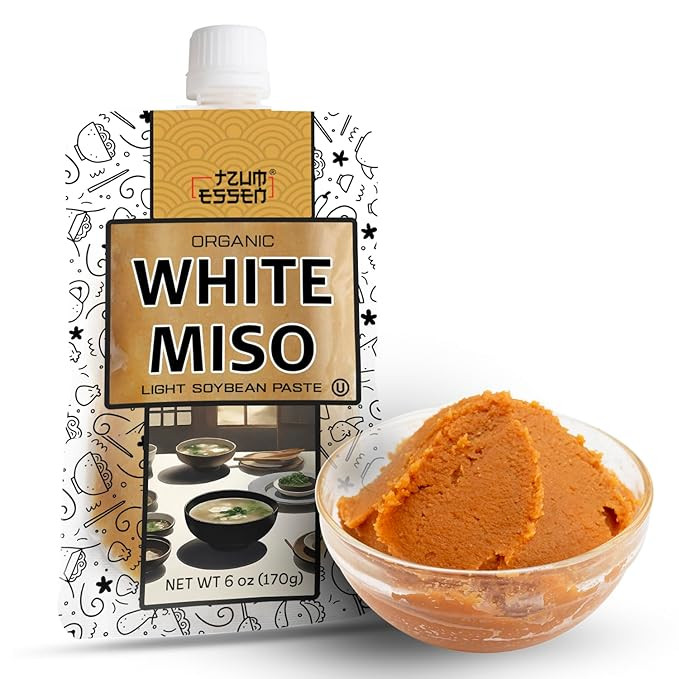 White Miso Paste (Shiro) Umami filled Soup base. Vegan, Kosher & Gluten Free 170g | With Resealab... | Amazon (US)