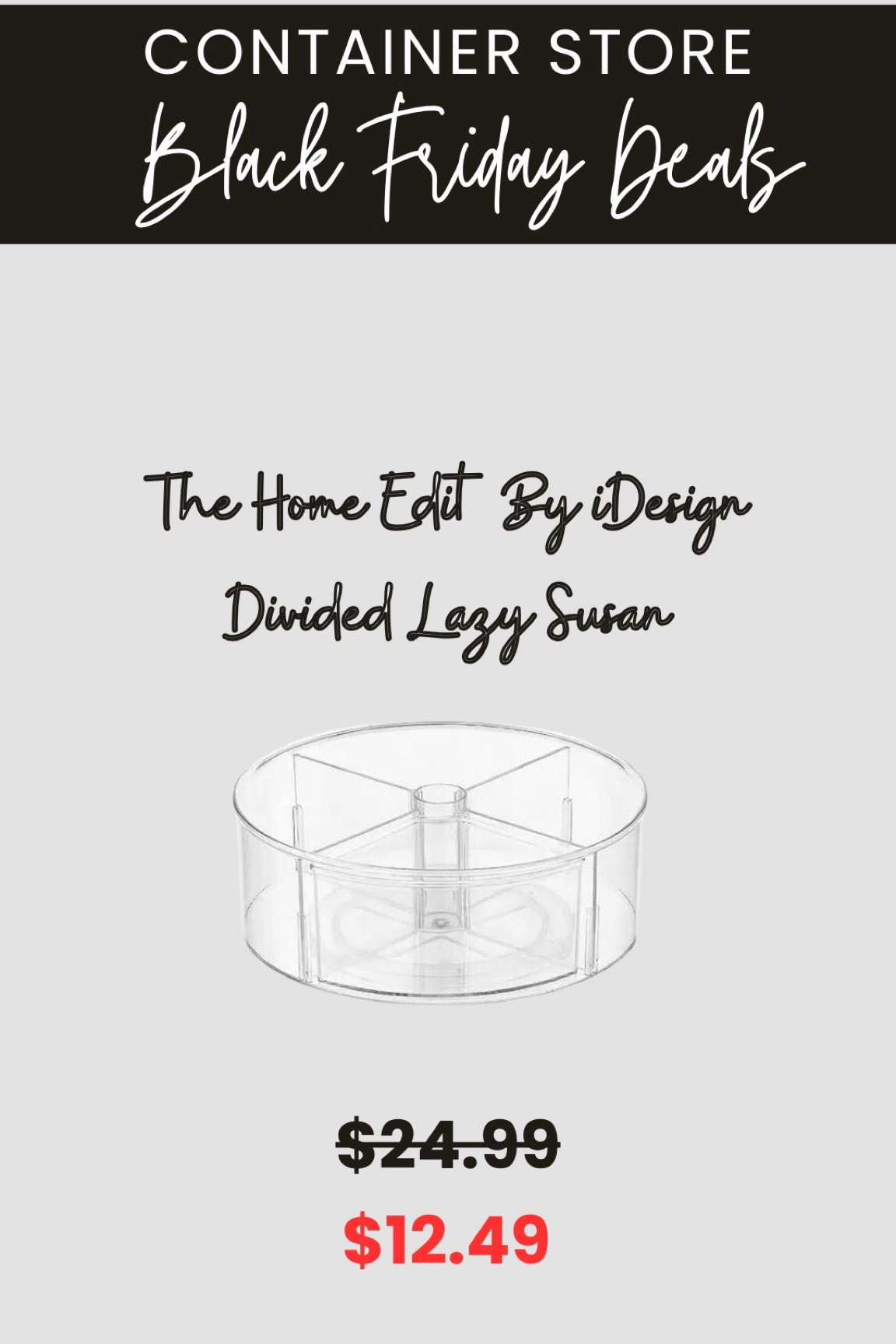 Container store Black Friday deals..half off our faves!

#LTKhome #LTKsalealert