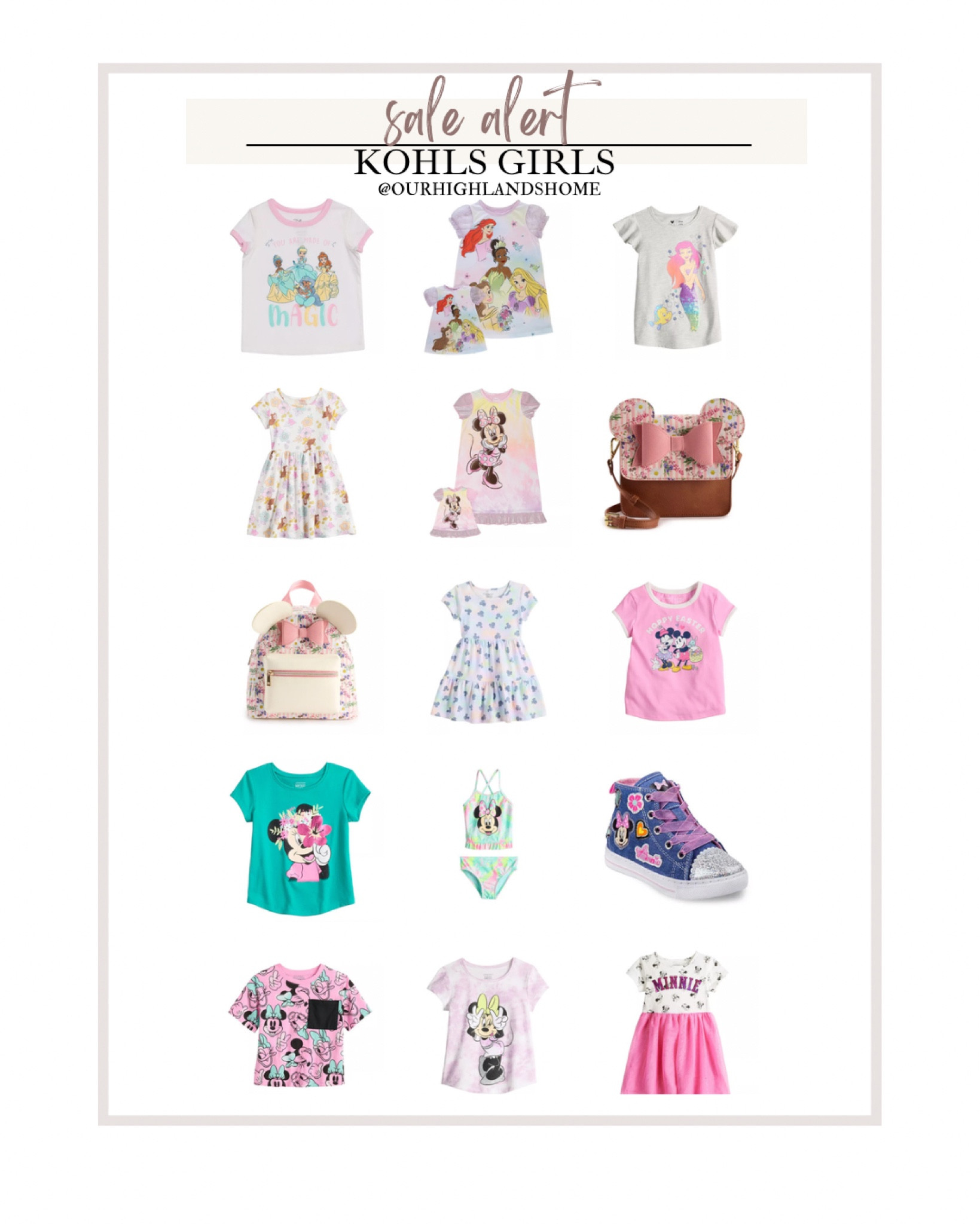 kohls toddler girl minnie mouse and disney princess clothing. shoes. backpack  

#LTKfit #LTKkids #LTKsalealert