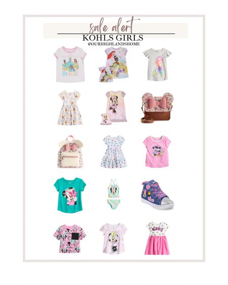kohls toddler girl minnie mouse and disney princess clothing. shoes. backpack  

#LTKfit #LTKkids #LTKsalealert